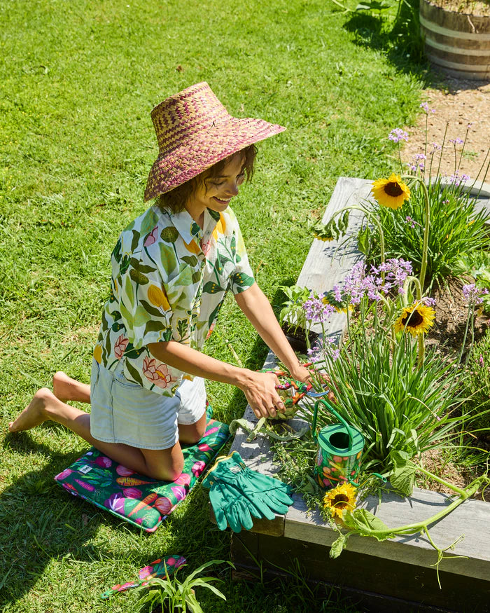Veggie Soup Garden Kneeling Mat One Size | Kip & Co