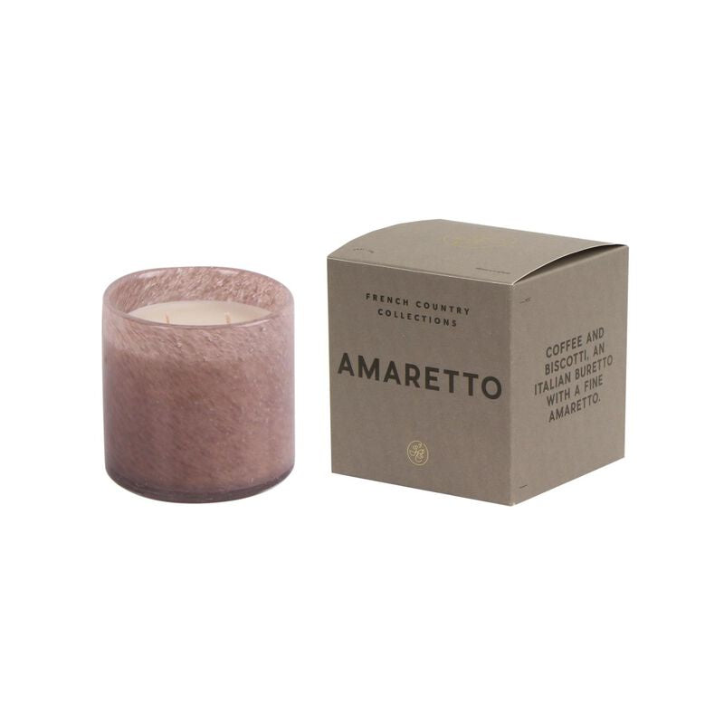 Amaretto Glass Candle | French Country