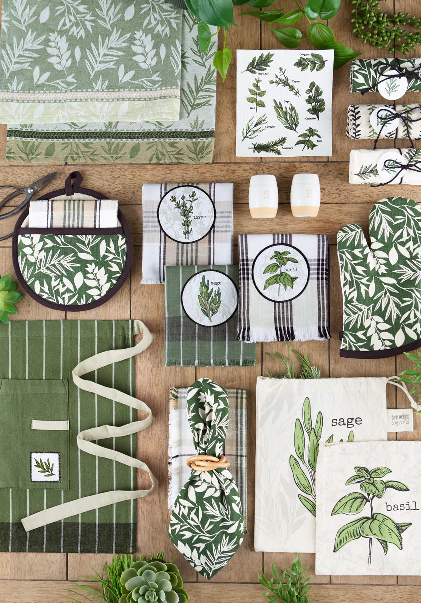 Garden Greens Oven Mitt Gift Set | Design Imports