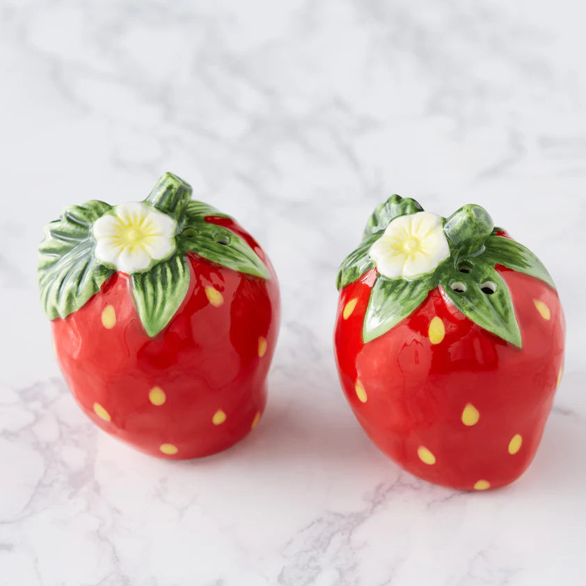 Strawberries Salt and Pepper Shaker Set | Design Imports