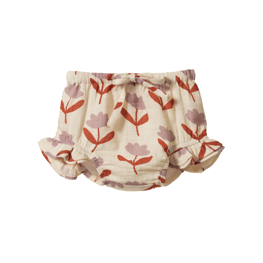 PETAL BLOOMERS MUSLIN - Fleurette Print | Nature Baby