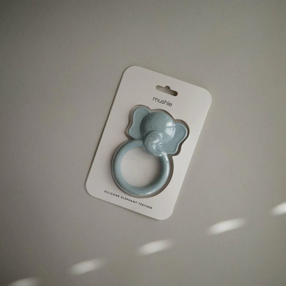 Teether Elephant - Cloud | Mushie