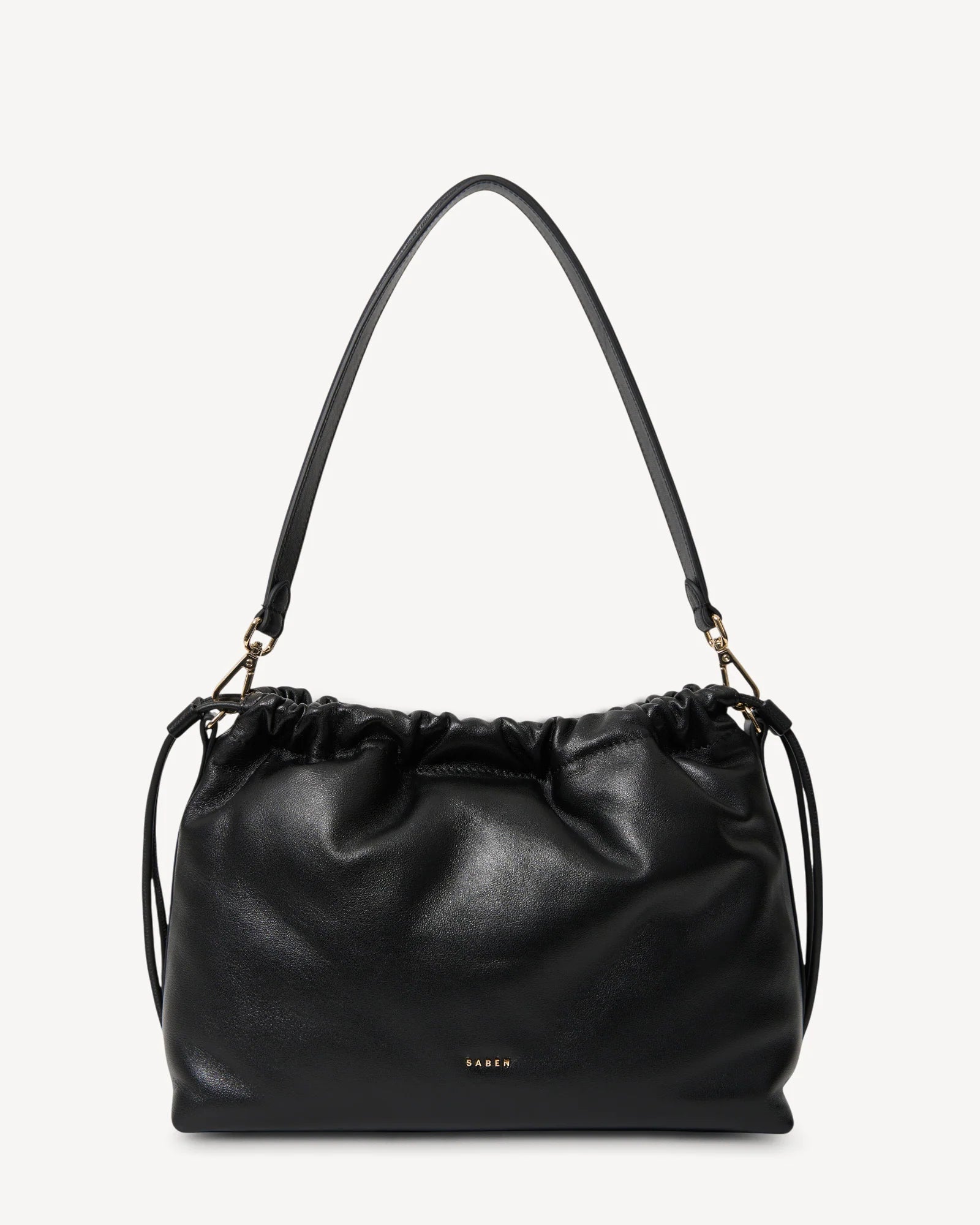 Ellis Shoulder Bag Black Softie | Saben