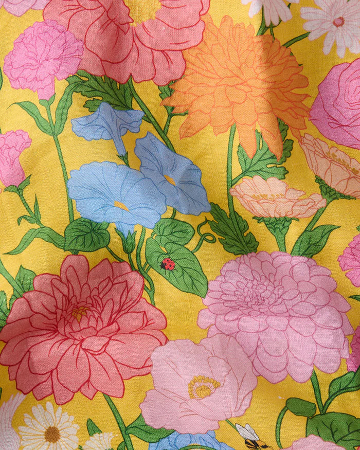 Follow The Sun Yellow Apron - One Size | Kip & Co