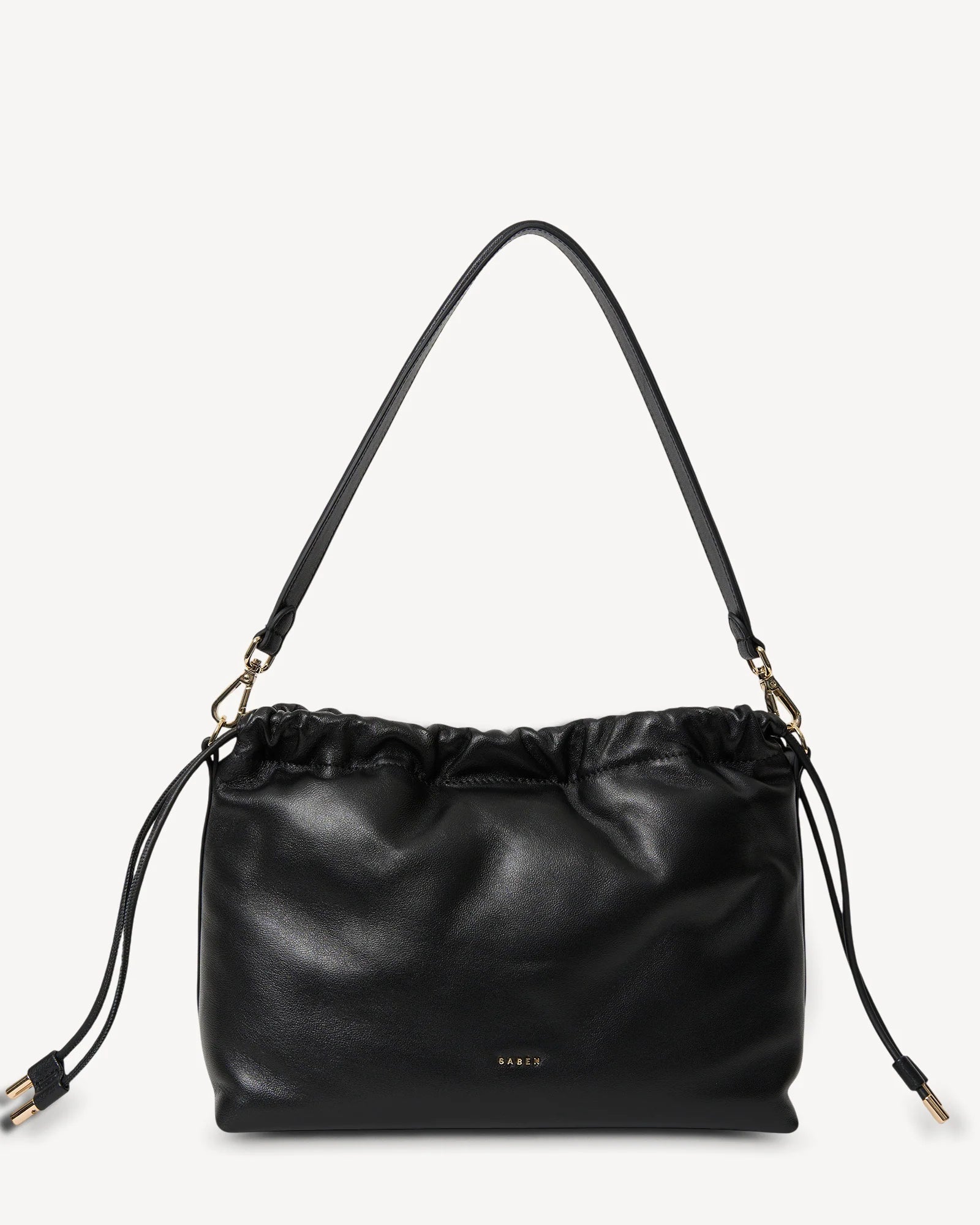 Ellis Shoulder Bag Black Softie | Saben