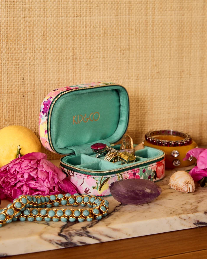 Alfresco Travel Velvet Jewellery Box | Kip & Co