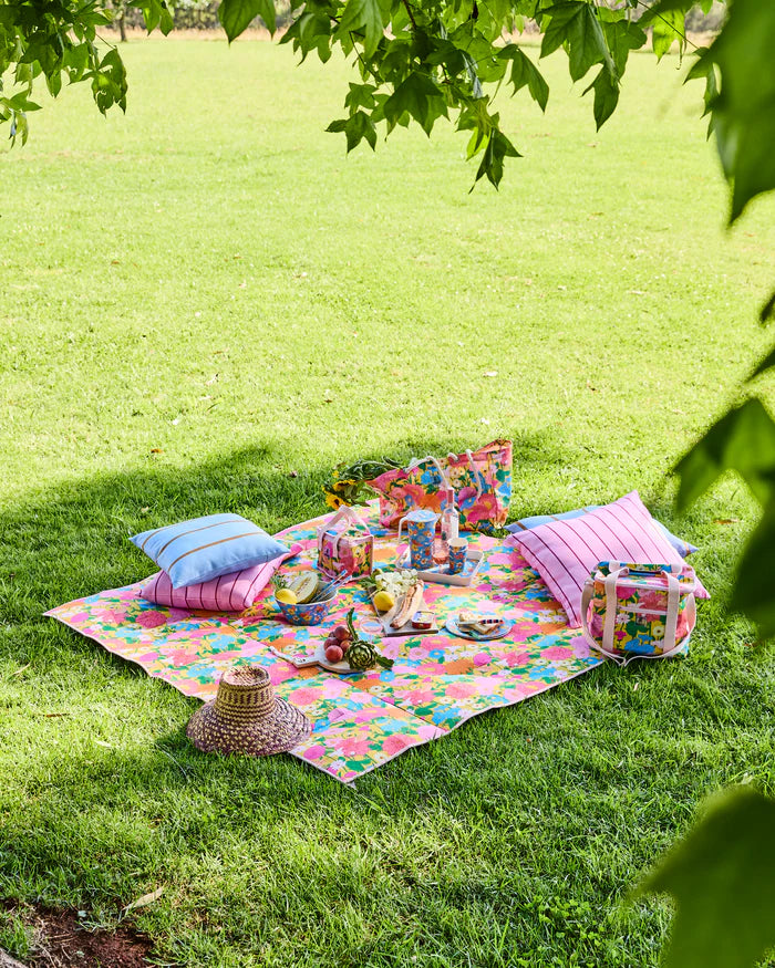 Follow The Sun Yellow Picnic Mat | Kip & Co