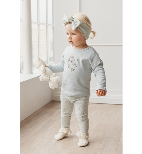 Organic Cotton Everyday Legging - Lulu Blue | Jamie Kay