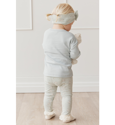 Organic Cotton Everyday Legging - Lulu Blue | Jamie Kay