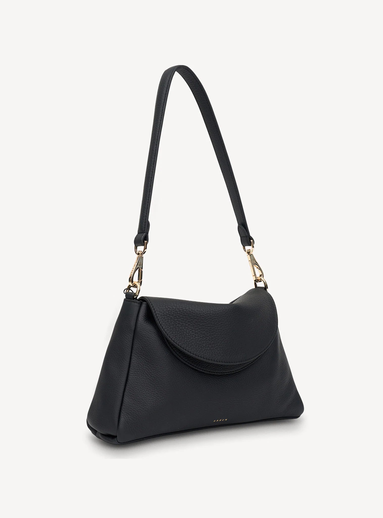 Beckett Shoulder Bag - Black Luxe | Saben