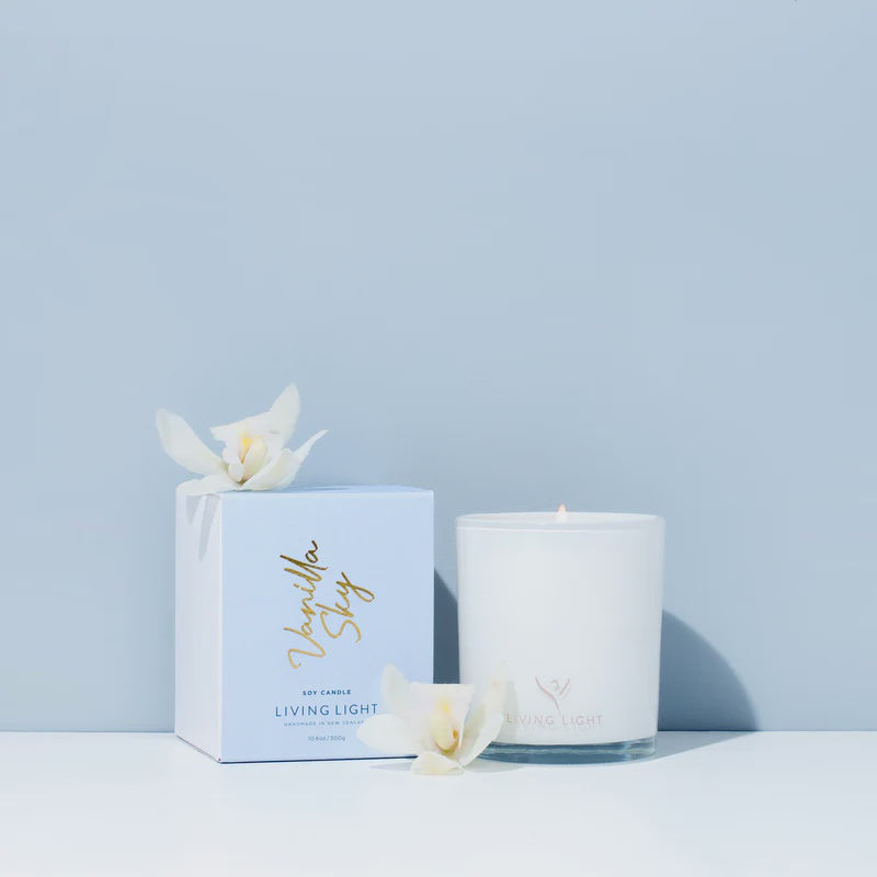 Vanilla Sky Soy Candle Large | Living Light