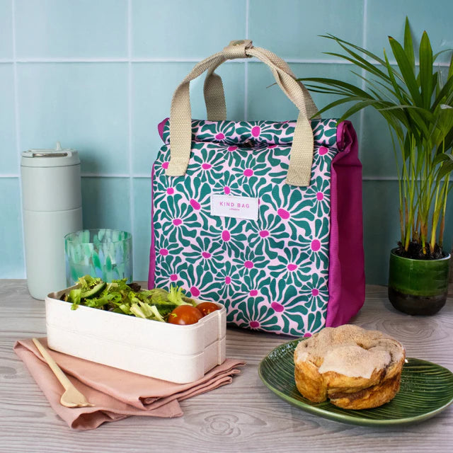 Lunch Bag - Abstract Flowers | Kind Bag