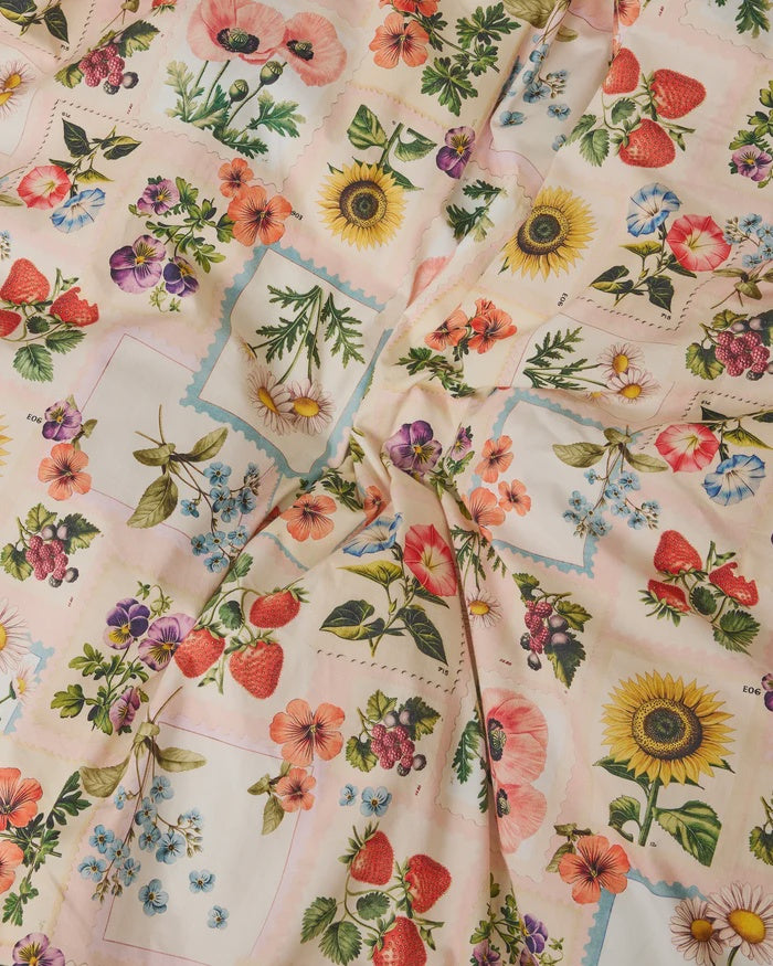 Sweet Life Organic Cotton Baby Fitted Sheet - Cot | Kip & Co