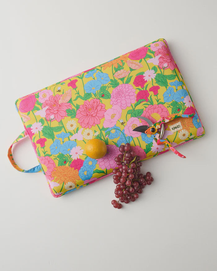 Follow The Sun Yellow Garden Kneeling Mat One Size | Kip & Co