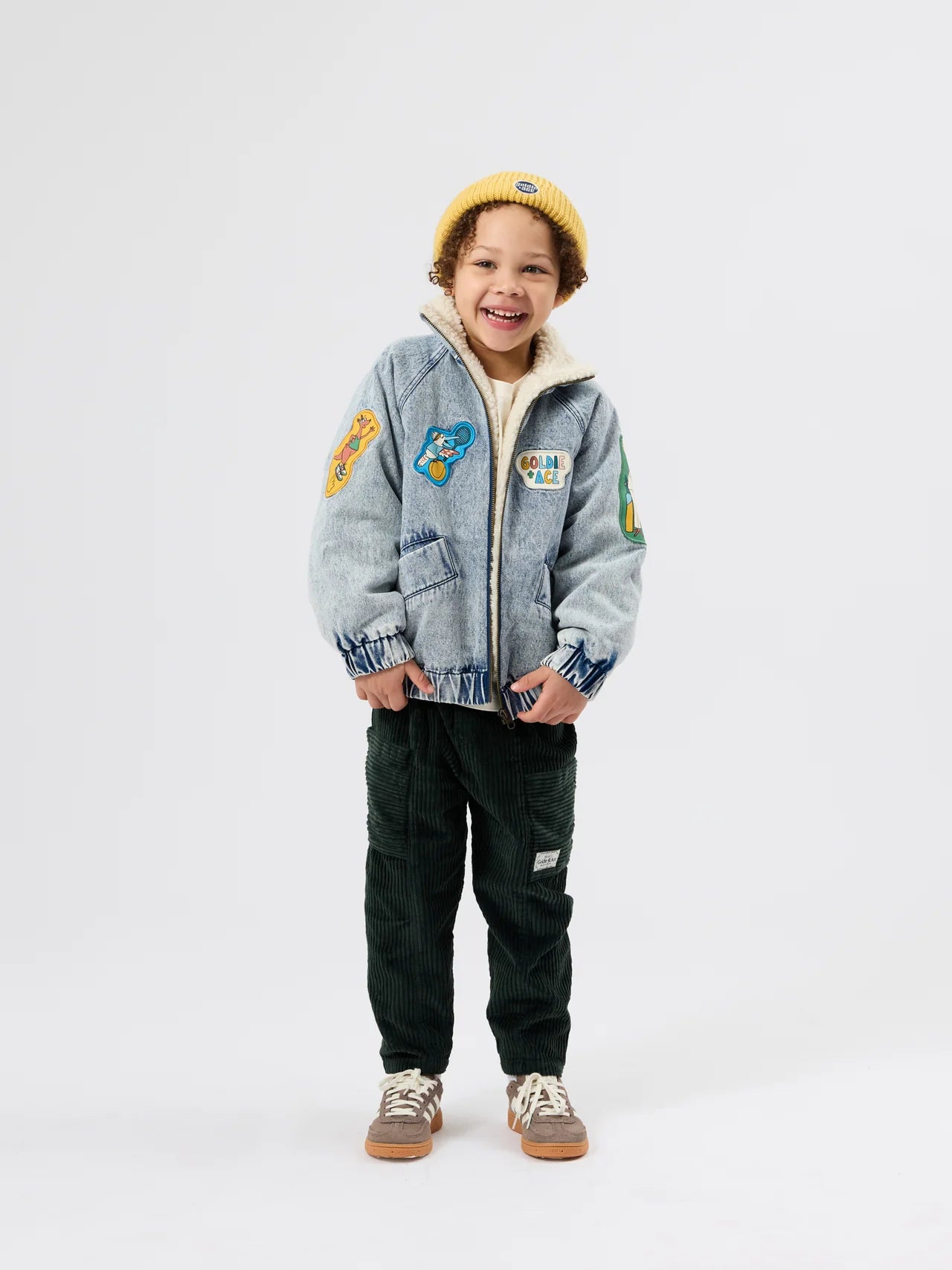 KIT CORDUROY POCKET PANT - MOSS | Goldie + Ace