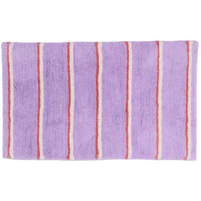 Lavender Field Stripe Bath Mat | Kip & Co