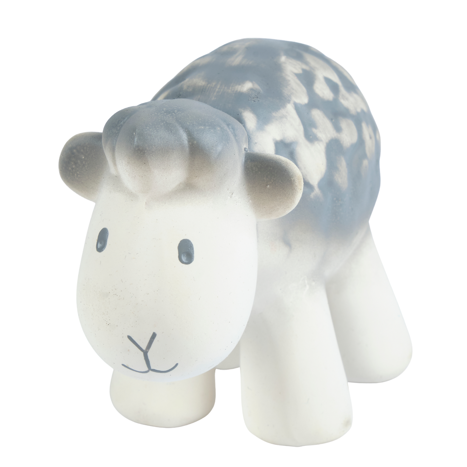 Sheep - Organic Natural Rubber Rattle, Teether & Bath Toy