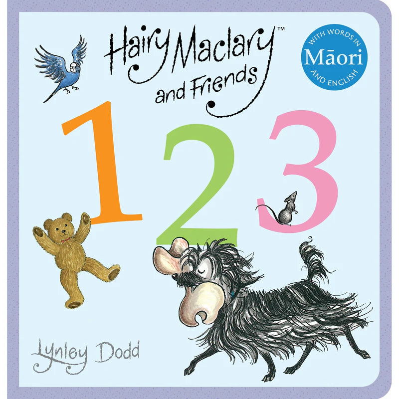 Hairy Maclary and Friends: 123 in Maori and English | Lynley Dodd