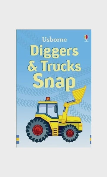 Diggers & Trucks Snap Cards | Usborne