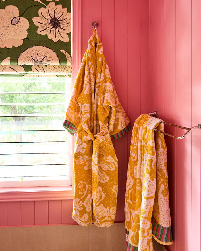 Elsternwig Fig Terry Bath Robe | Kip & Co x Anna Spiro