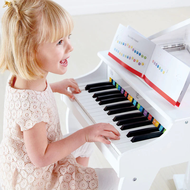 Hape Deluxe White Grand Piano | Hape