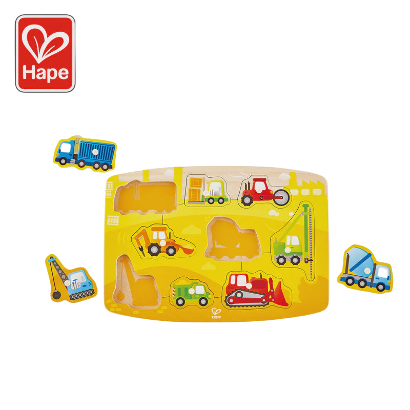 Construction Peg Puzzle 10pc | Hape