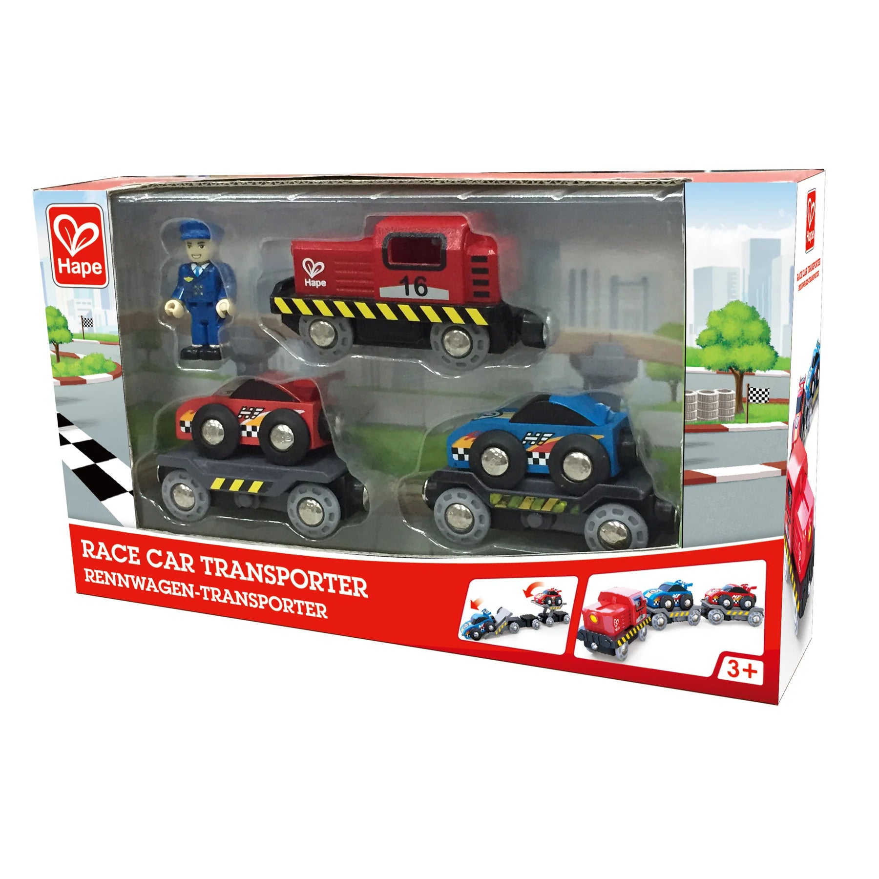 Hape Race Car Transporter