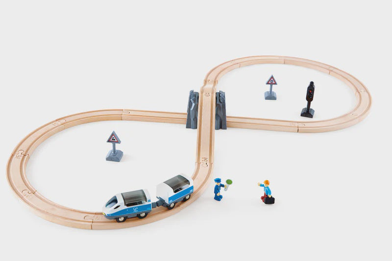 Hape Passenger Train Figure of 8 Safety Set