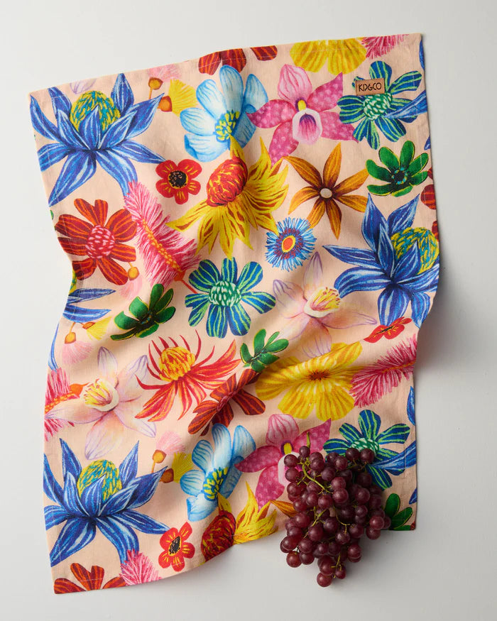 Wild Flowers In Bloom Tea Towel | Kip & Co
