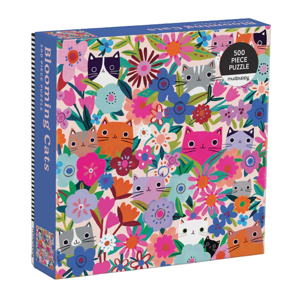 Blooming Cats - 500pc Puzzle | Mudpuppy