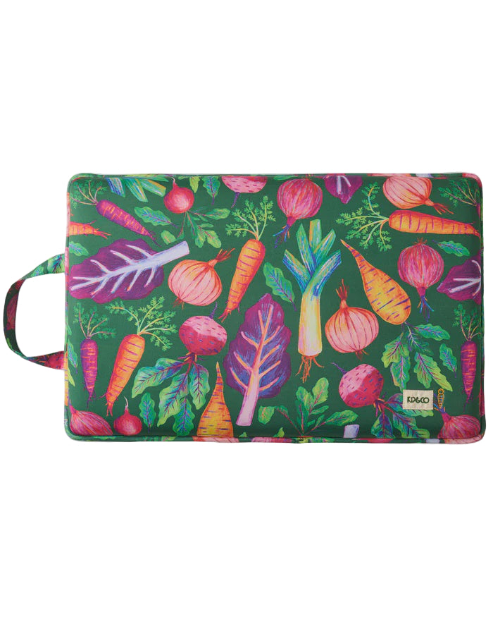 Veggie Soup Garden Kneeling Mat One Size | Kip & Co