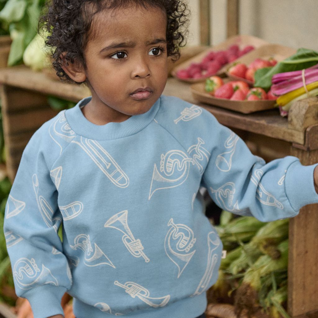 EMERSON SWEATER - Jazz Print | Nature Baby