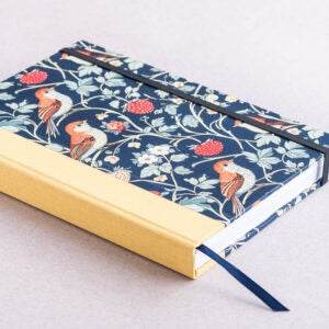 A5 Journal - William Morris Birds - Blue | Creative Stuff