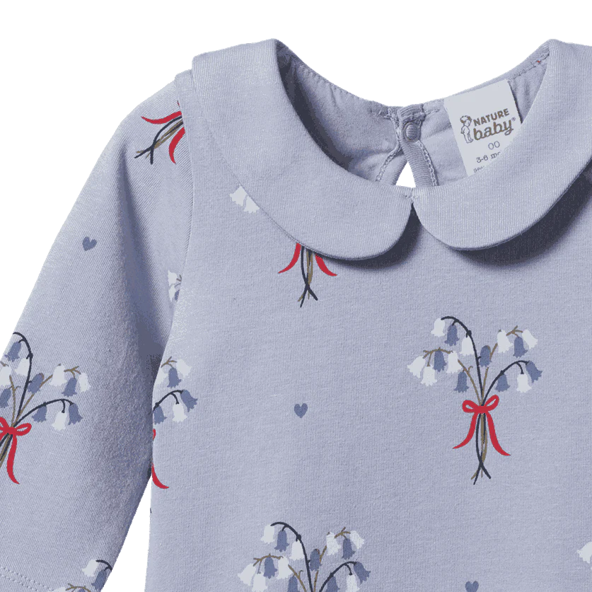 AGNES BODYSUIT - Bluebelle Print | Nature Baby