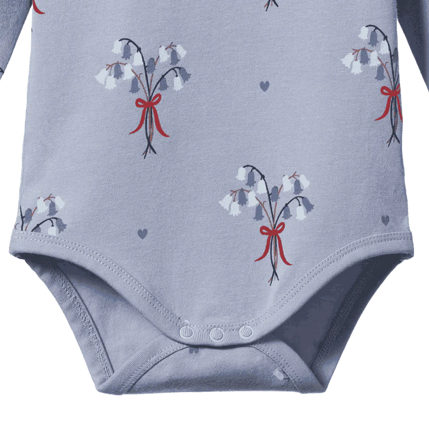 AGNES BODYSUIT - Bluebelle Print | Nature Baby