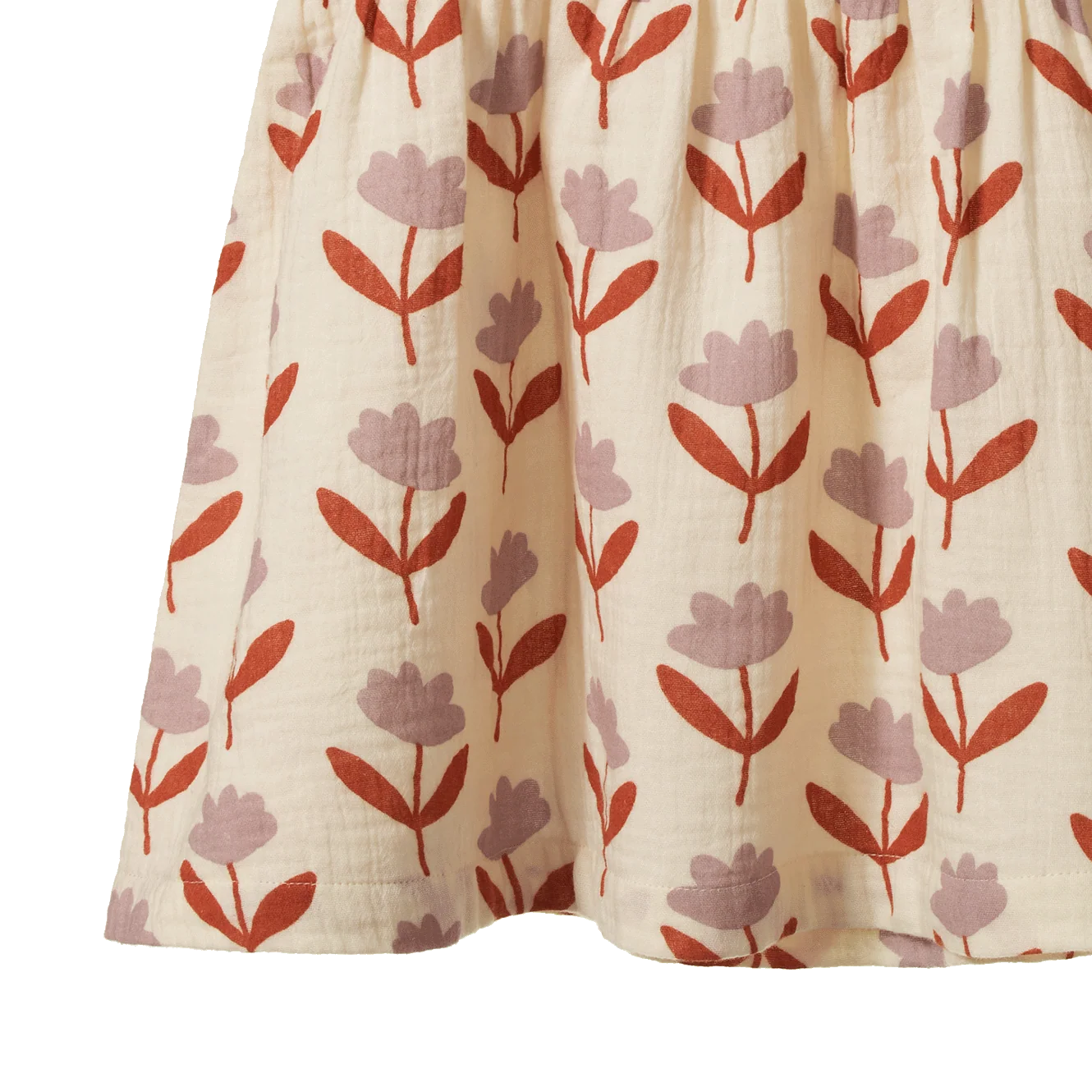 ALBERTINE DRESS MUSLIN - Fleurette Print | Nature Baby