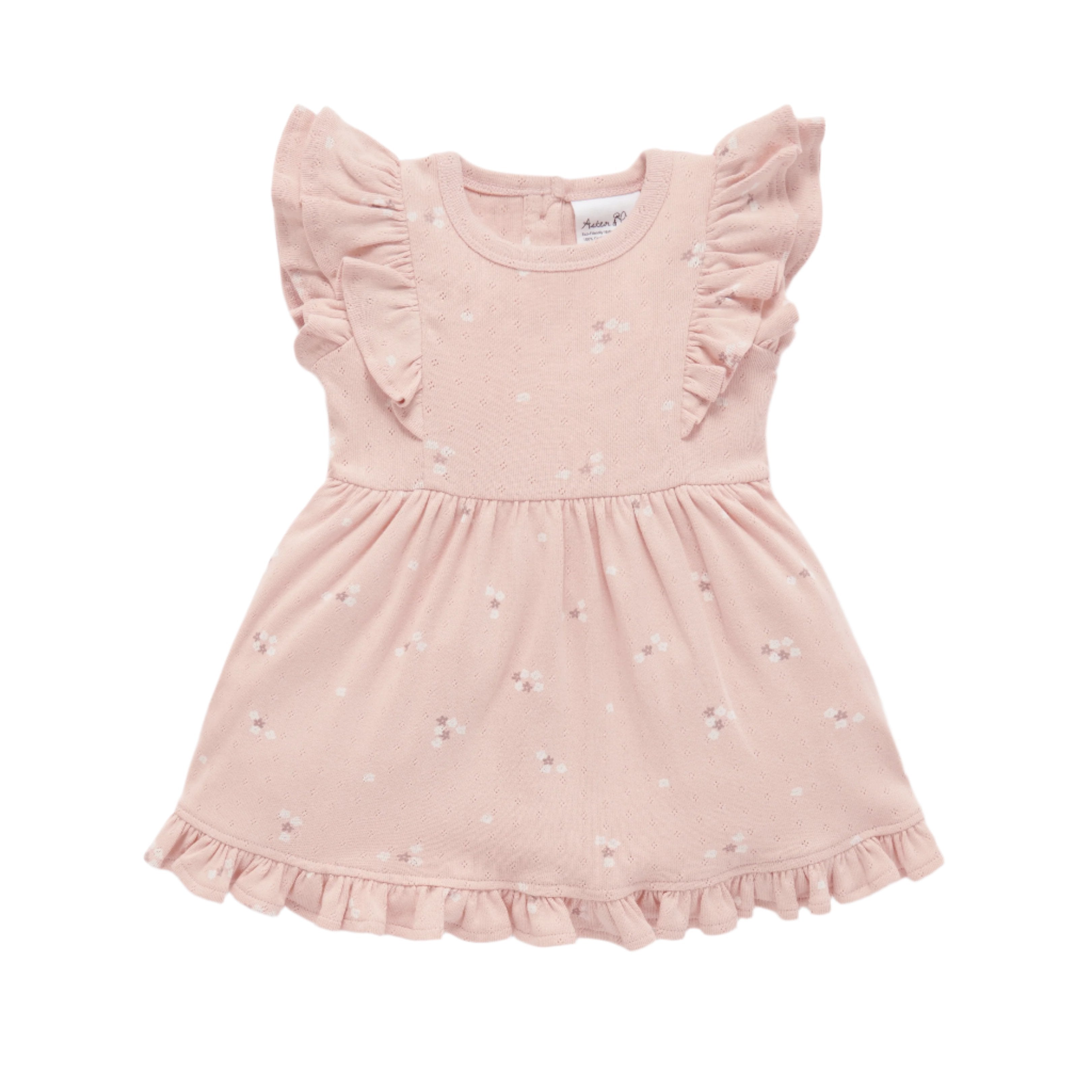 Petal Pointelle Ruffle Dress | Aster & Oak