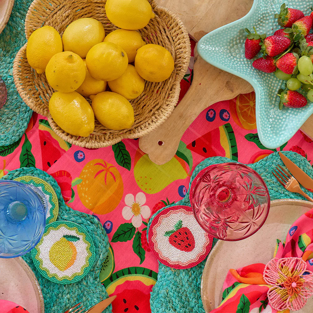 Wavy Placemat - Aqua | Annabel Trends