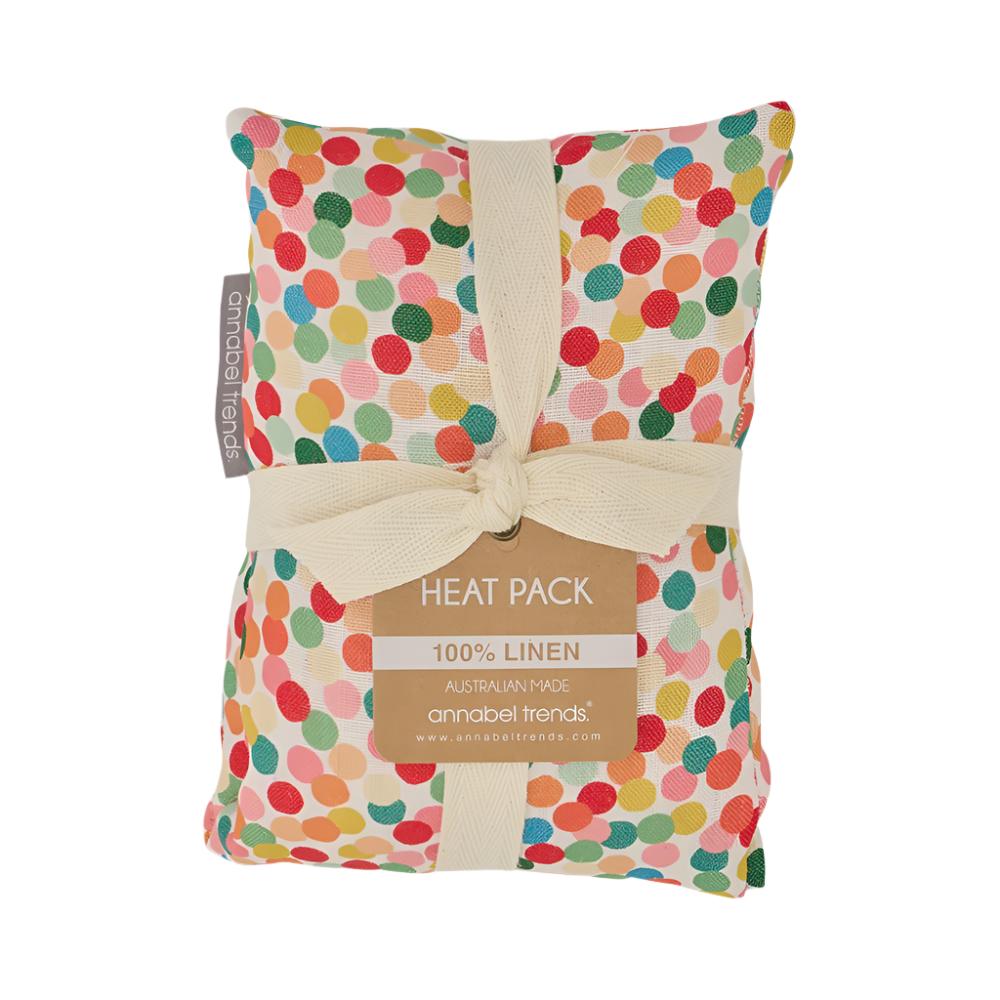 LINEN Heat Pillow - Confetti | Annabel Trends