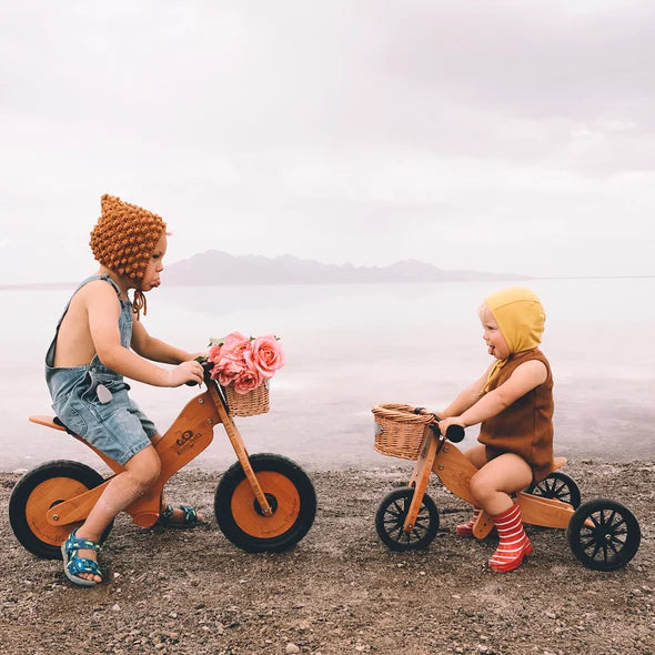 TINY TOT Trike/Balance Bike - Bamboo | Kinderfeets