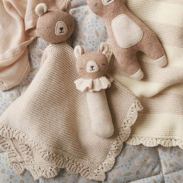 Cuddle Cloth - Brown Bear |  Avery Row
