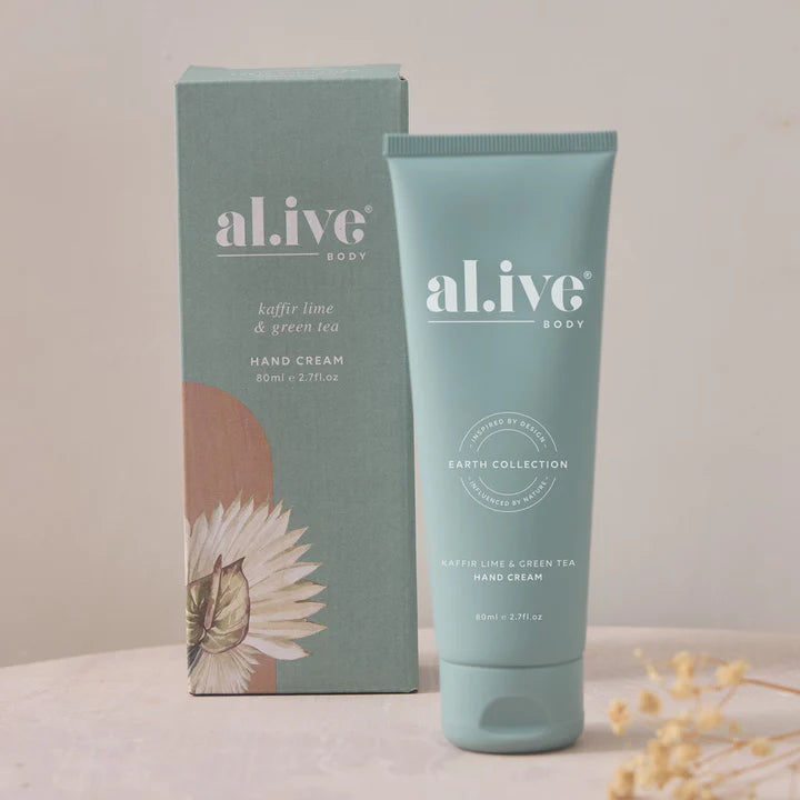 hand cream - kaffir lime & green tea | Al.ive