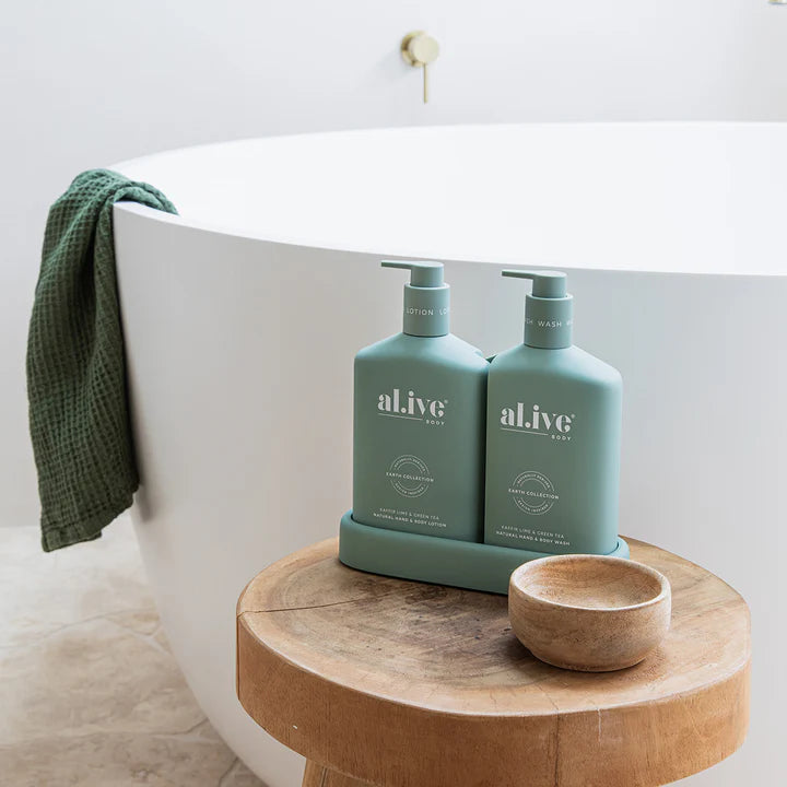 Wash & lotion duo - kaffir lime & green tea | Al.ive