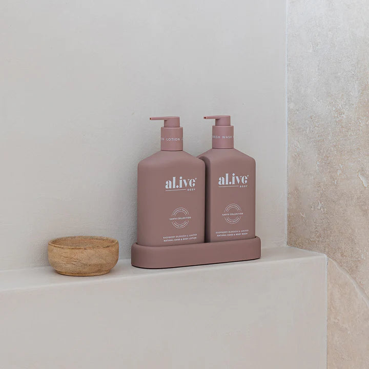 wash & lotion duo - raspberry blossom & juniper | Al.ive