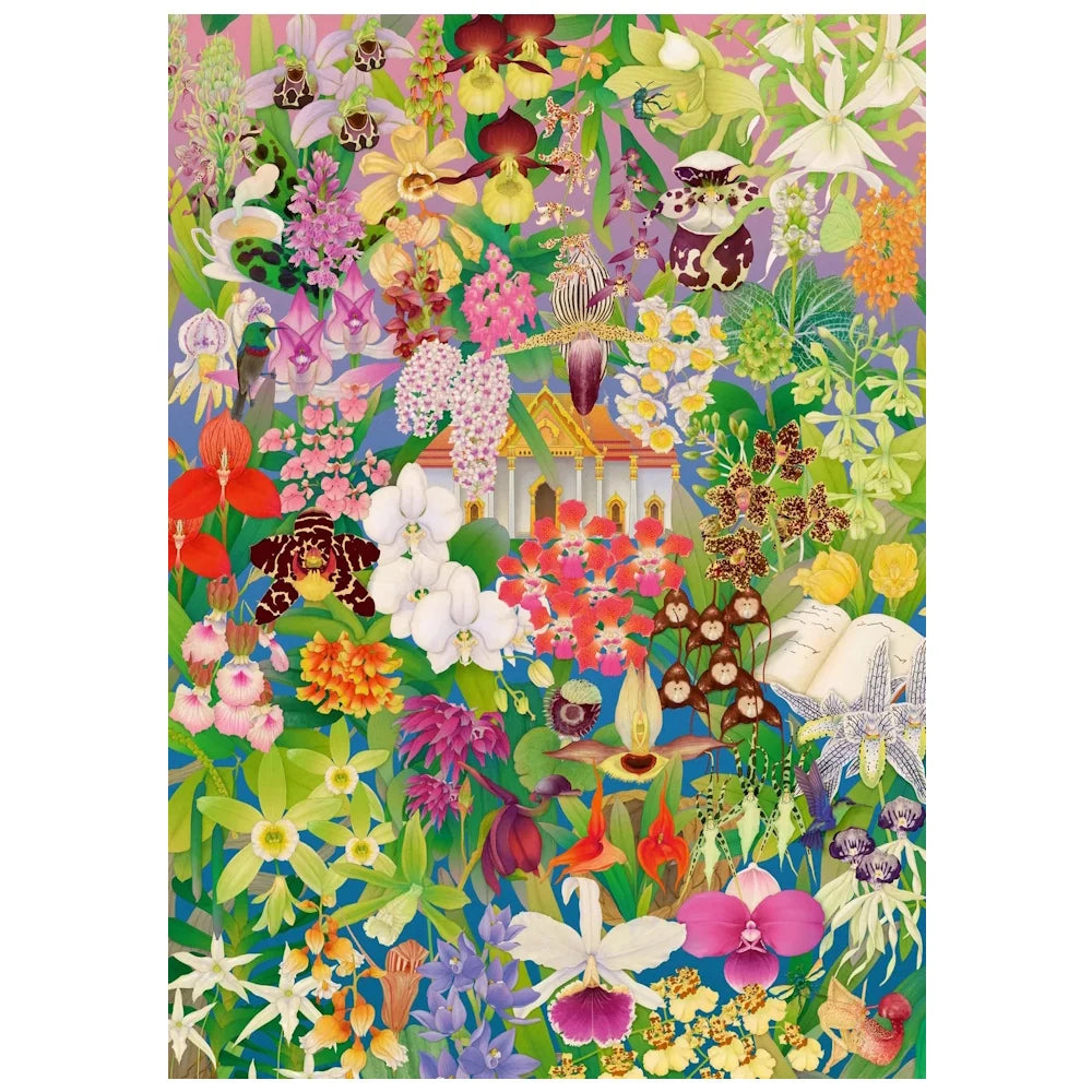 Around the World in 50 Orchids 1000-piece Jigsaw Puzzle | Kew Gardens