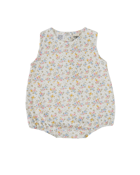 DITZY FLORAL PRINT BUBBLE ROMPER | Goldie and Ace