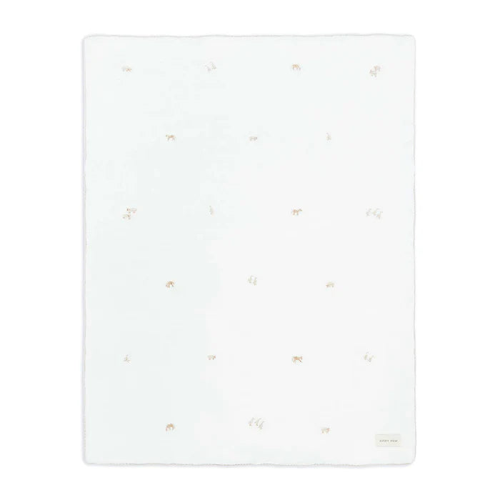 Embroidered Muslin Blanket | Avery Row
