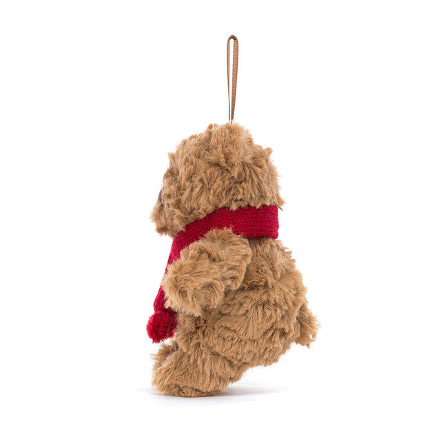 Bartholomew Bear Decoration Brown 5x6x12cm | Jellycat