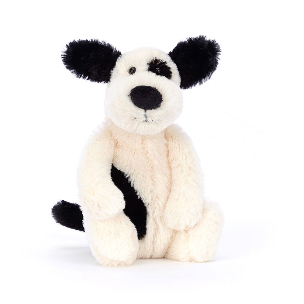 Bashful Black & Cream Puppy Little | Jellycat