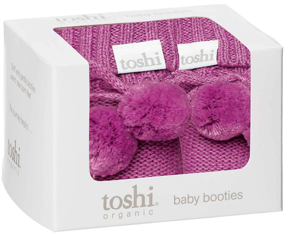 Violet- Organic Booties Marley - 00 | Toshi